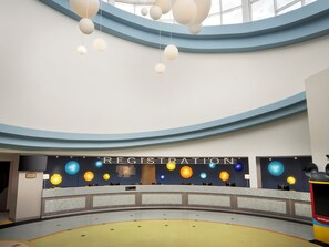 Lobby sitting area