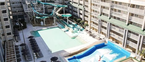 2 Außenpools, beheizter Pool, Cabañas (gegen Gebühr), Sonnenschirme