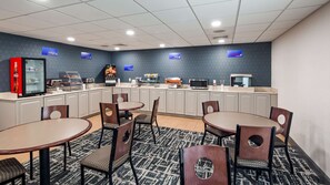 Petit déjeuner continental compris tous les jours