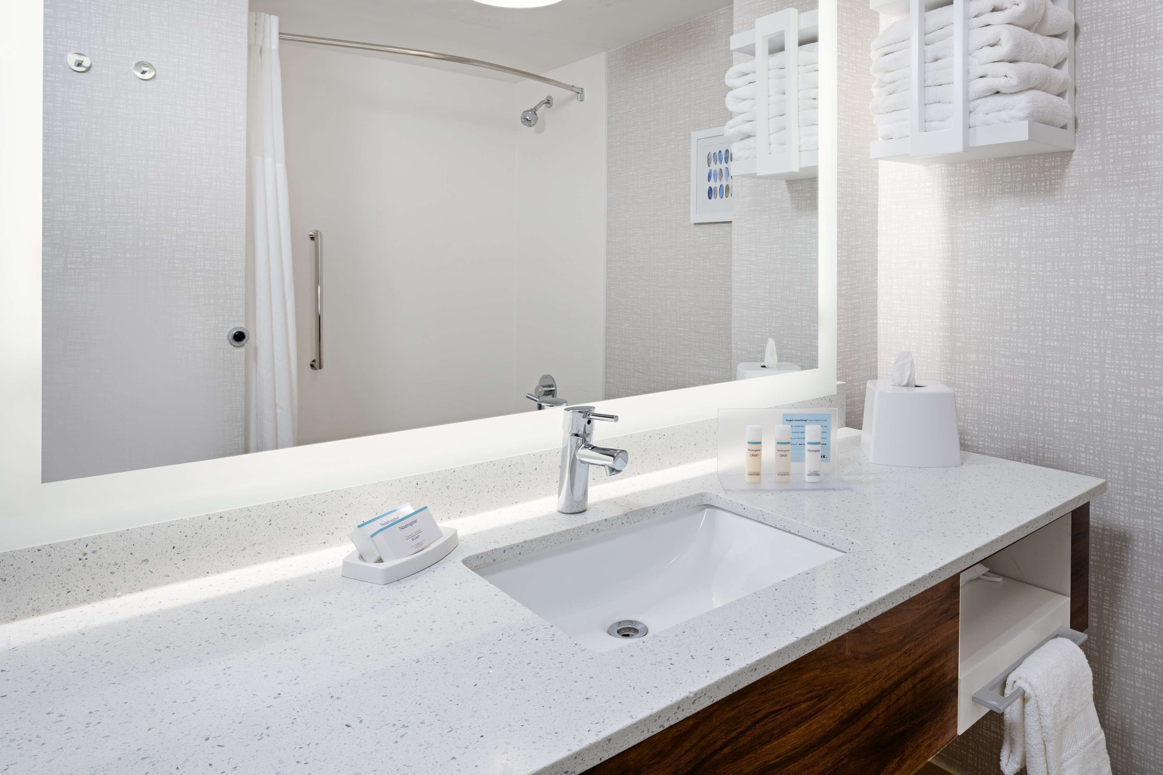 free toiletries, hair dryer, towels, soap