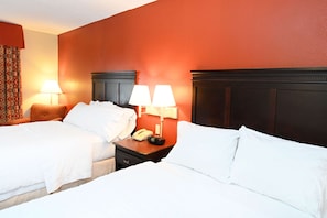 Standard Room, 2 Double Beds, Non Smoking | 1 bedroom, premium bedding, in-room safe, desk