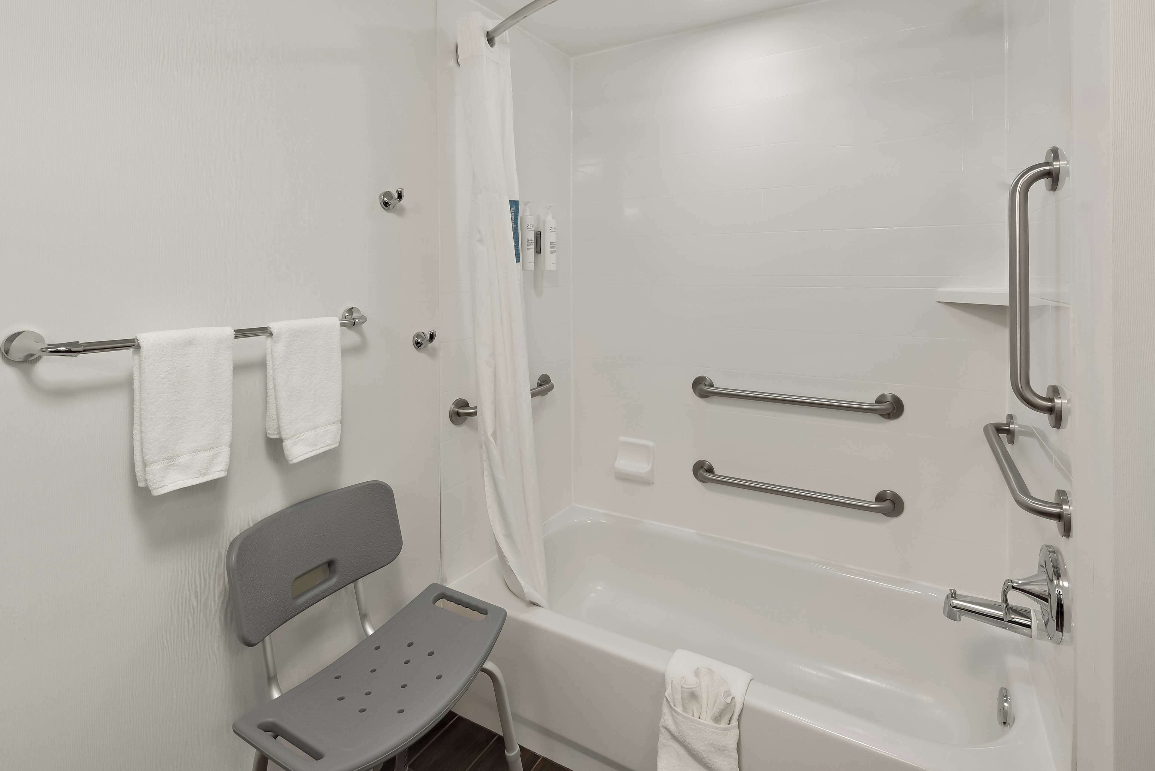 one king bed, non-smoking, accessible | bathroom | free toiletries, hair dryer, towels