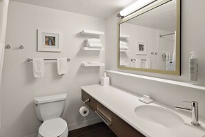 Room, 1 King Bed, Non Smoking | Bathroom | Free toiletries, hair dryer, towels - Hampton Inn Lancaster (Lancaster)