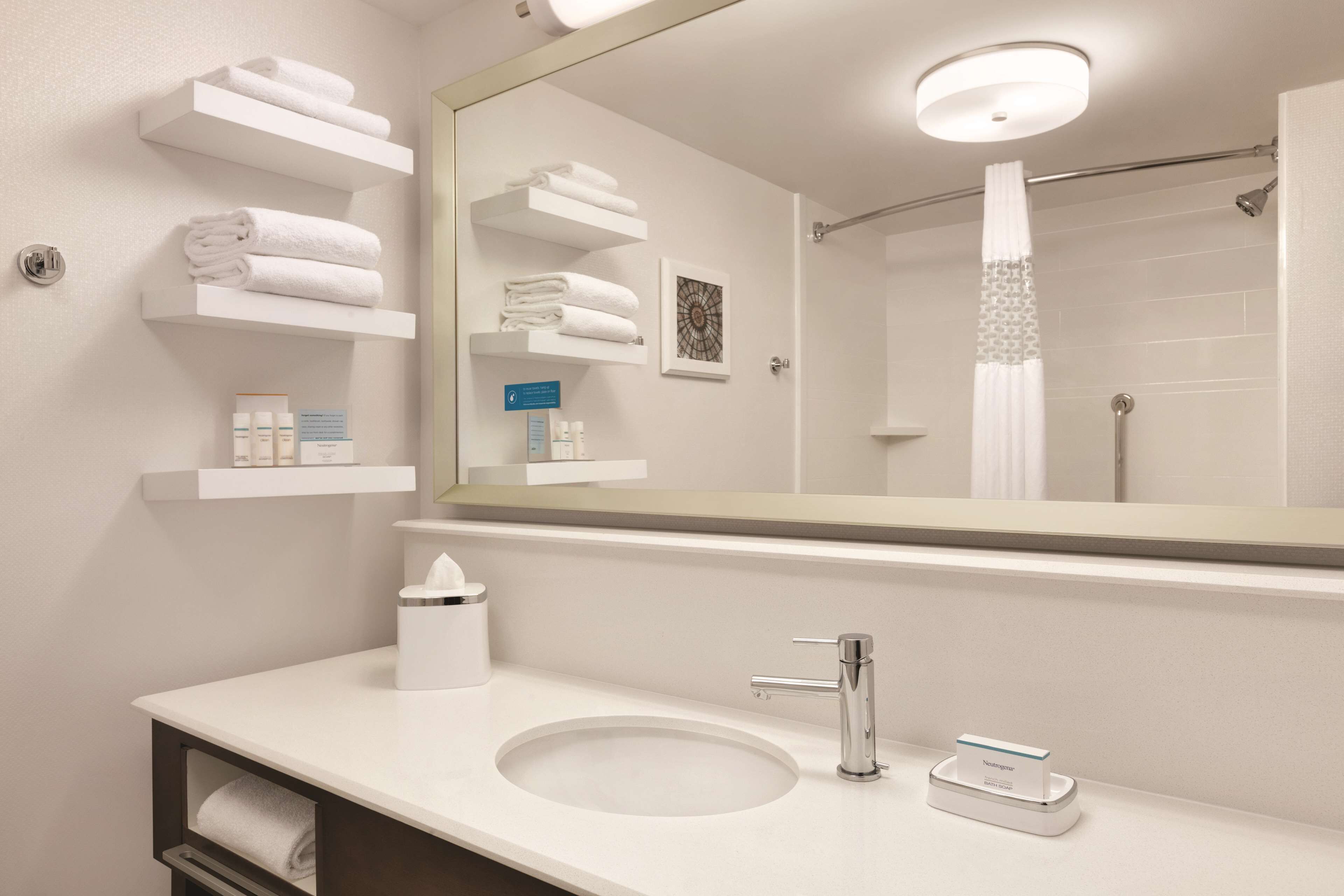 free toiletries, hair dryer, towels, soap