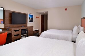 Room, 2 Queen Beds, Accessible, Non Smoking | Desk, laptop workspace, blackout drapes, iron/ironing board - Hampton Inn Henderson (Henderson)
