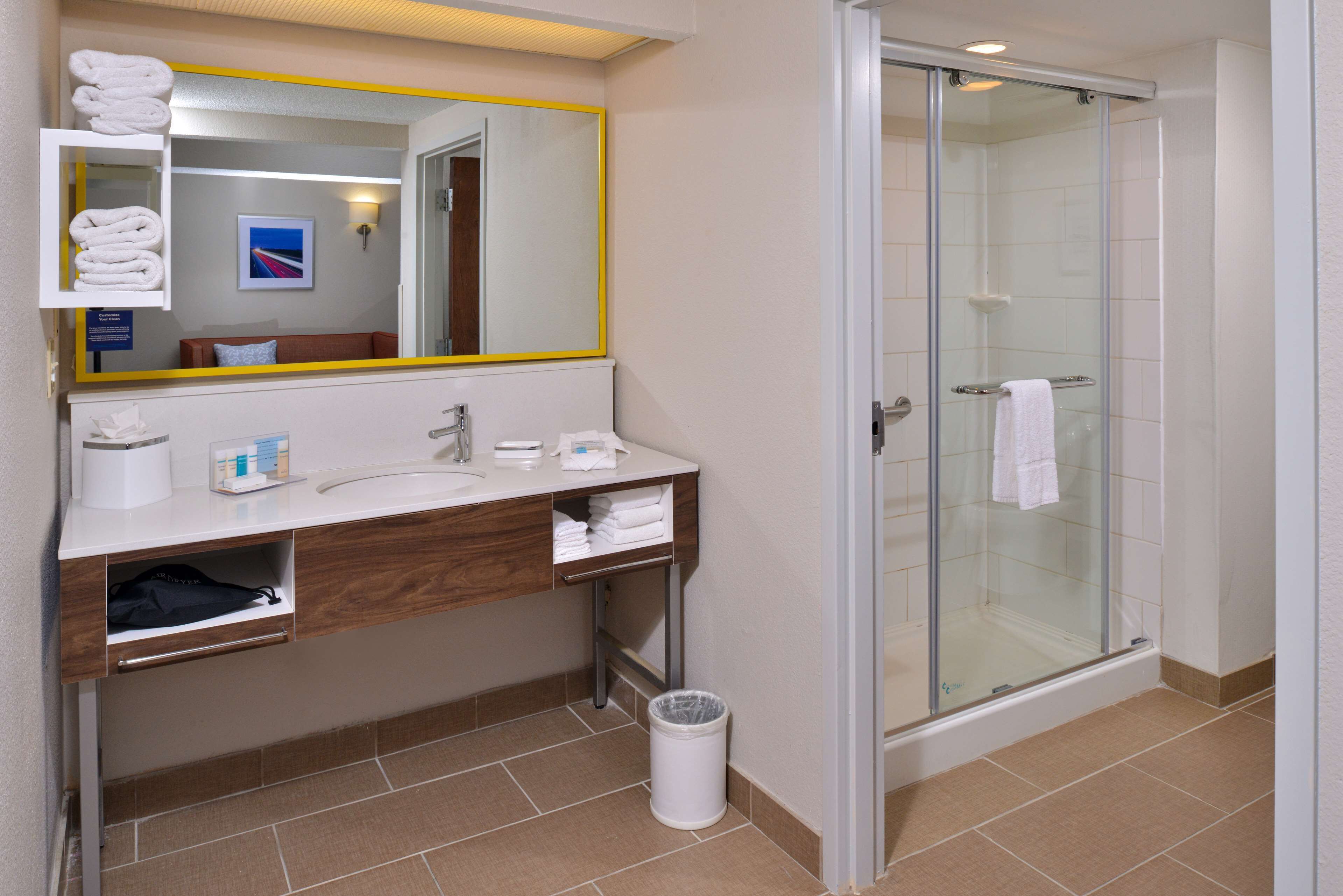 suite, one king bed, non-smoking | bathroom shower