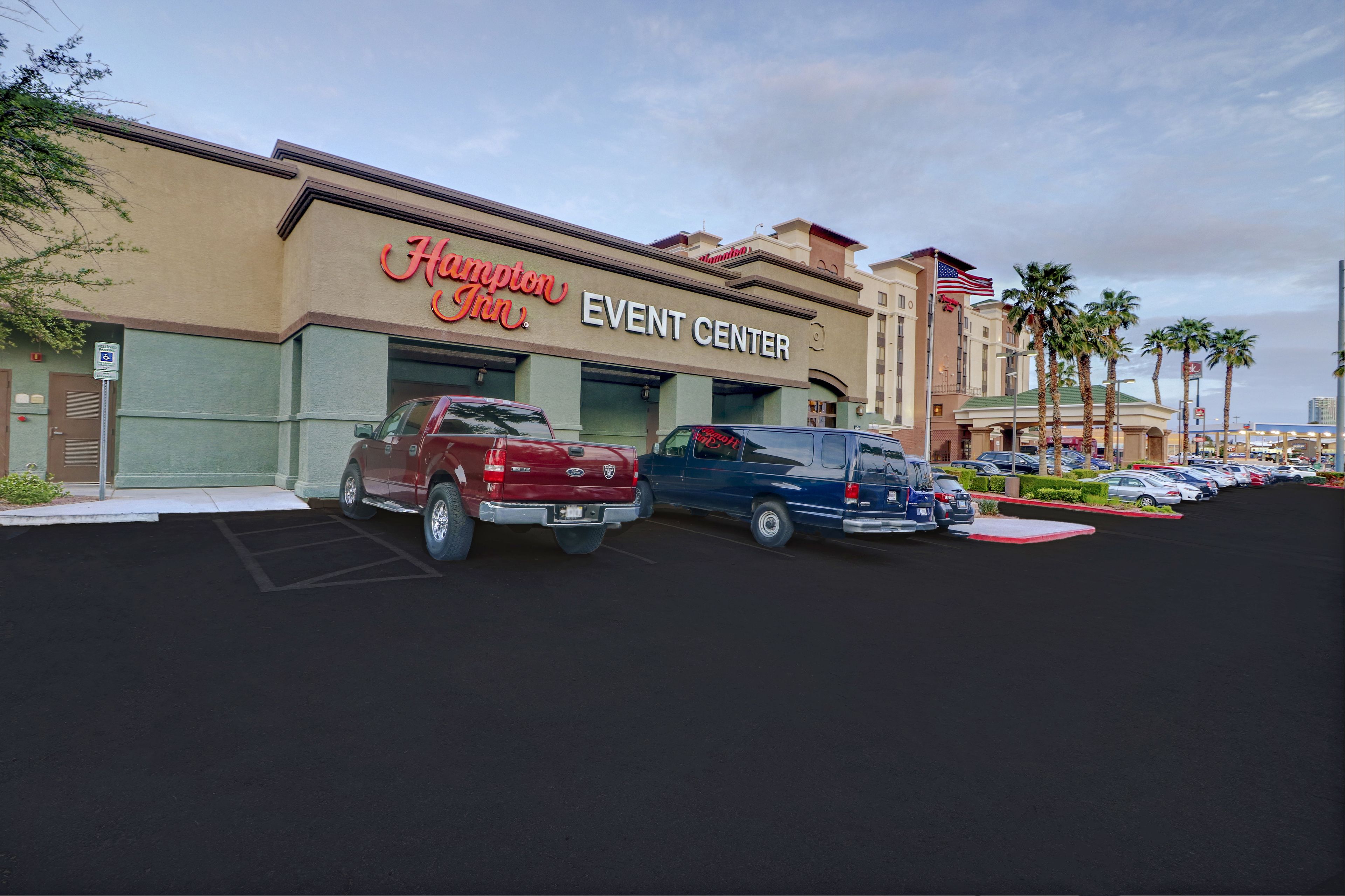 outdoor banquet area