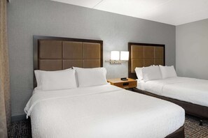 Two Double Beds, Non-Smoking, Accessible | Premium bedding, blackout drapes, iron/ironing board