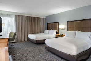Two Double Beds, Non-Smoking, Accessible | Premium bedding, blackout drapes, iron/ironing board - Hampton Inn Tallahassee-Central (Tallahassee)