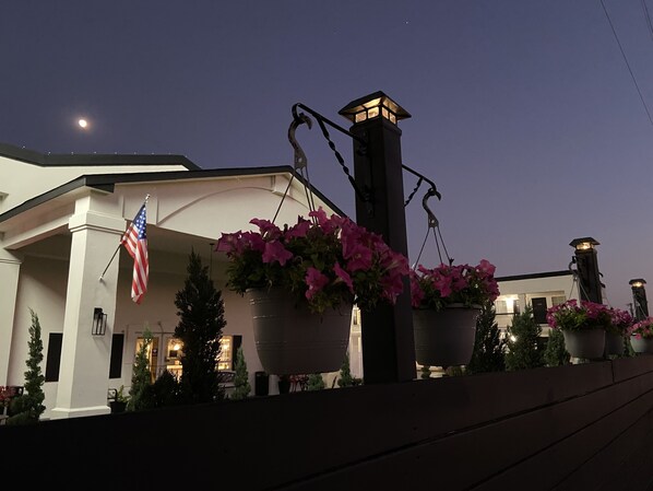 Front of property - evening/night