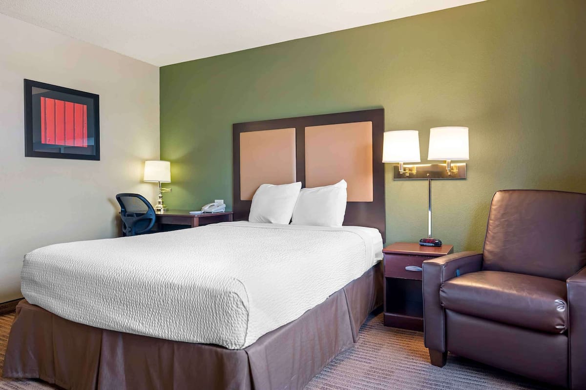 Studio, 1 Queen Bed, Non Smoking | Desk, laptop workspace, iron/ironing board, free WiFi