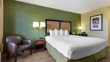 Studio, 1 King Bed, Non Smoking | Desk, laptop workspace, iron/ironing board, free WiFi