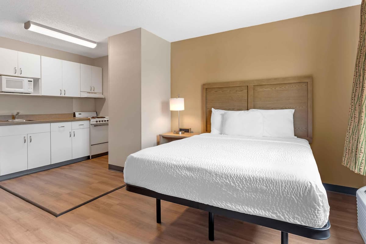 Studio, 1 queensize bed, niet-roken | Verduisterende gordijnen, een strijkplank/strijkijzer, gratis wifi