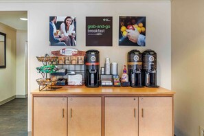 Free daily on-the-go breakfast