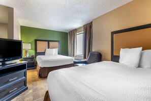 Studio, Multiple Beds, Non Smoking | Blackout drapes, iron/ironing board, free WiFi, bed sheets