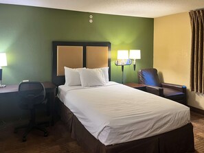 Desk, iron/ironing board, free WiFi, bed sheets