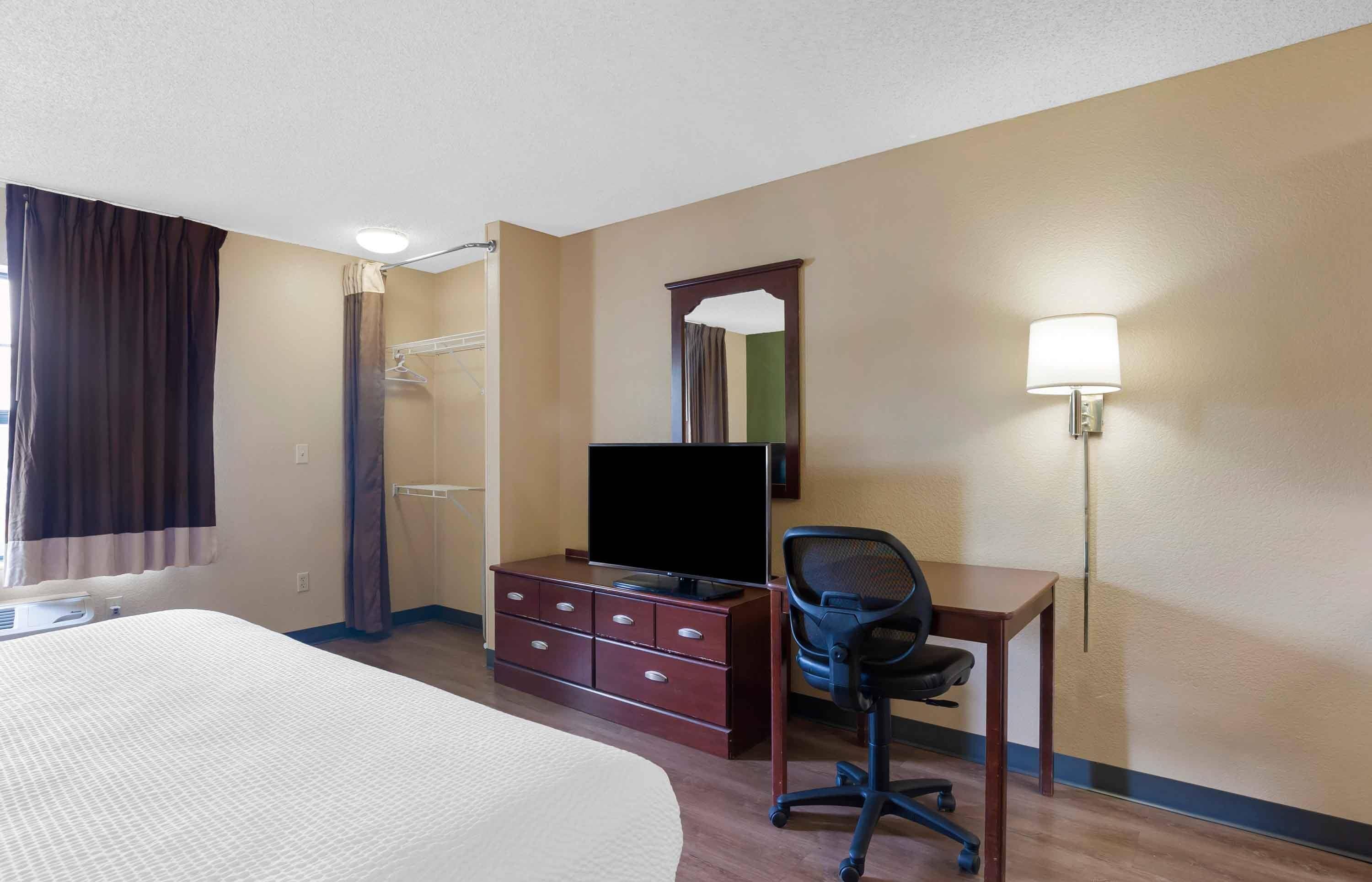 Standard Studio, 2 Queen Beds, Non Smoking, Kitchen | Desk, laptop workspace, blackout drapes, iron/ironing board