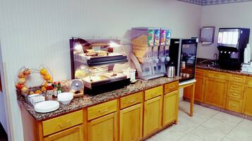 Free daily full breakfast