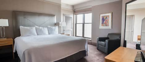 Signature King Suite | Premium bedding, pillowtop beds, in-room safe, desk