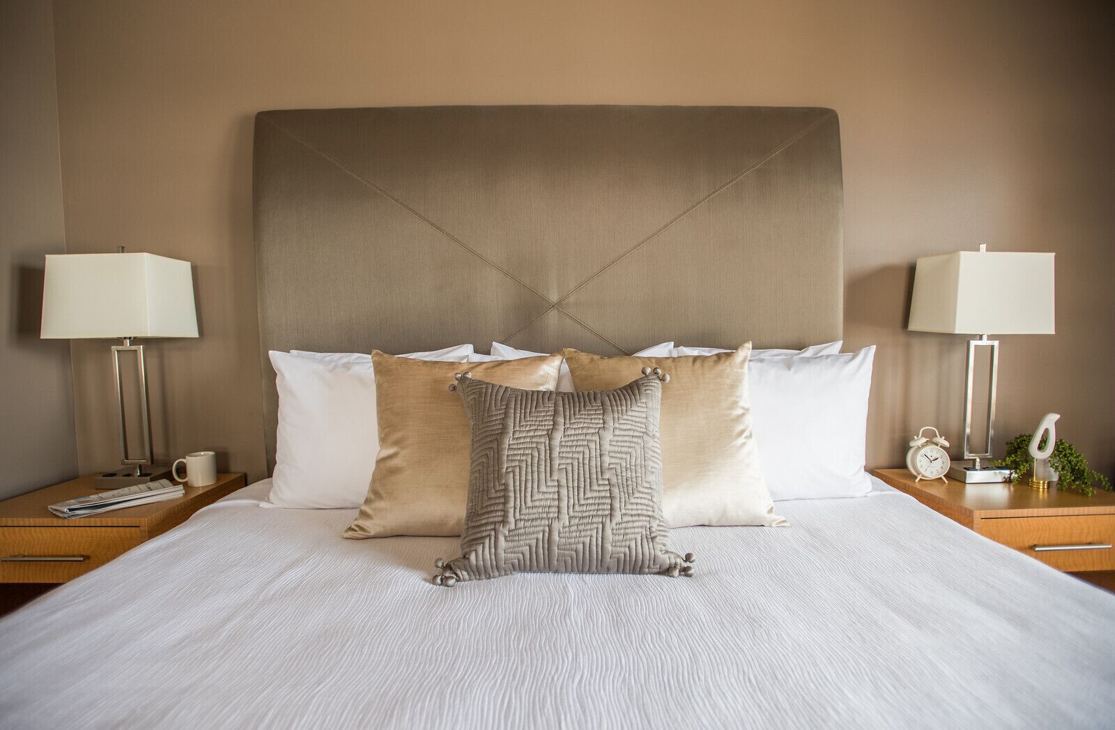Premium bedding, pillowtop beds, in-room safe, desk