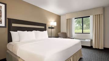 Room, 1 King Bed, Accessible, Non Smoking (Mobility,Roll-In Shower) | Desk, iron/ironing board, free cribs/infant beds, rollaway beds