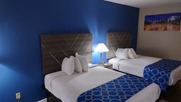 Egyptian cotton sheets, premium bedding, pillow-top beds, desk