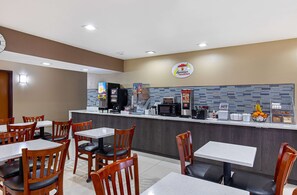 Free daily on-the-go breakfast