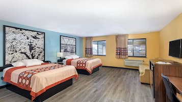 Suite, 2 Queen Beds, Non Smoking, Refrigerator & Microwave