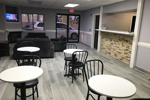 Lobby sitting area