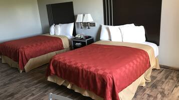 Blackout drapes, iron/ironing board, rollaway beds, free WiFi