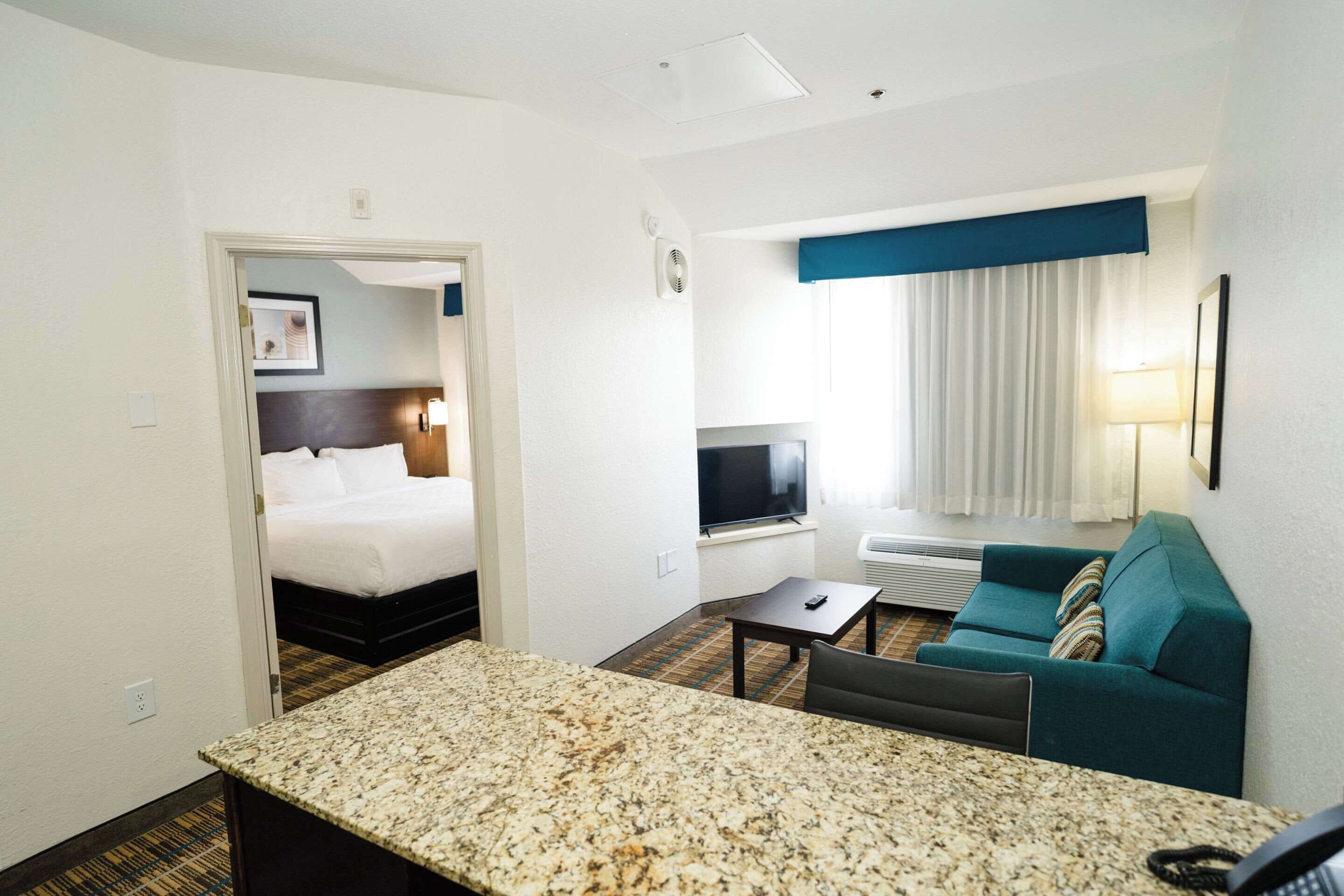 套房, 1 张特大床和 1 张沙发床, 无烟房 | 办公桌、遮光窗帘、熨斗/熨衣板、免费 WiFi