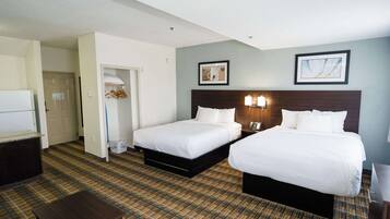 Desk, blackout curtains, iron/ironing board, free WiFi