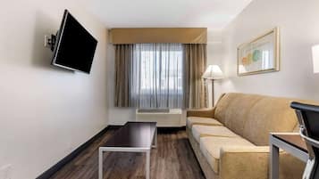 One Bedroom Suite, 1 Queen Bed, Living Room and Sofa Bed, Non Smoking | Pillow-top beds, desk, laptop workspace, blackout curtains