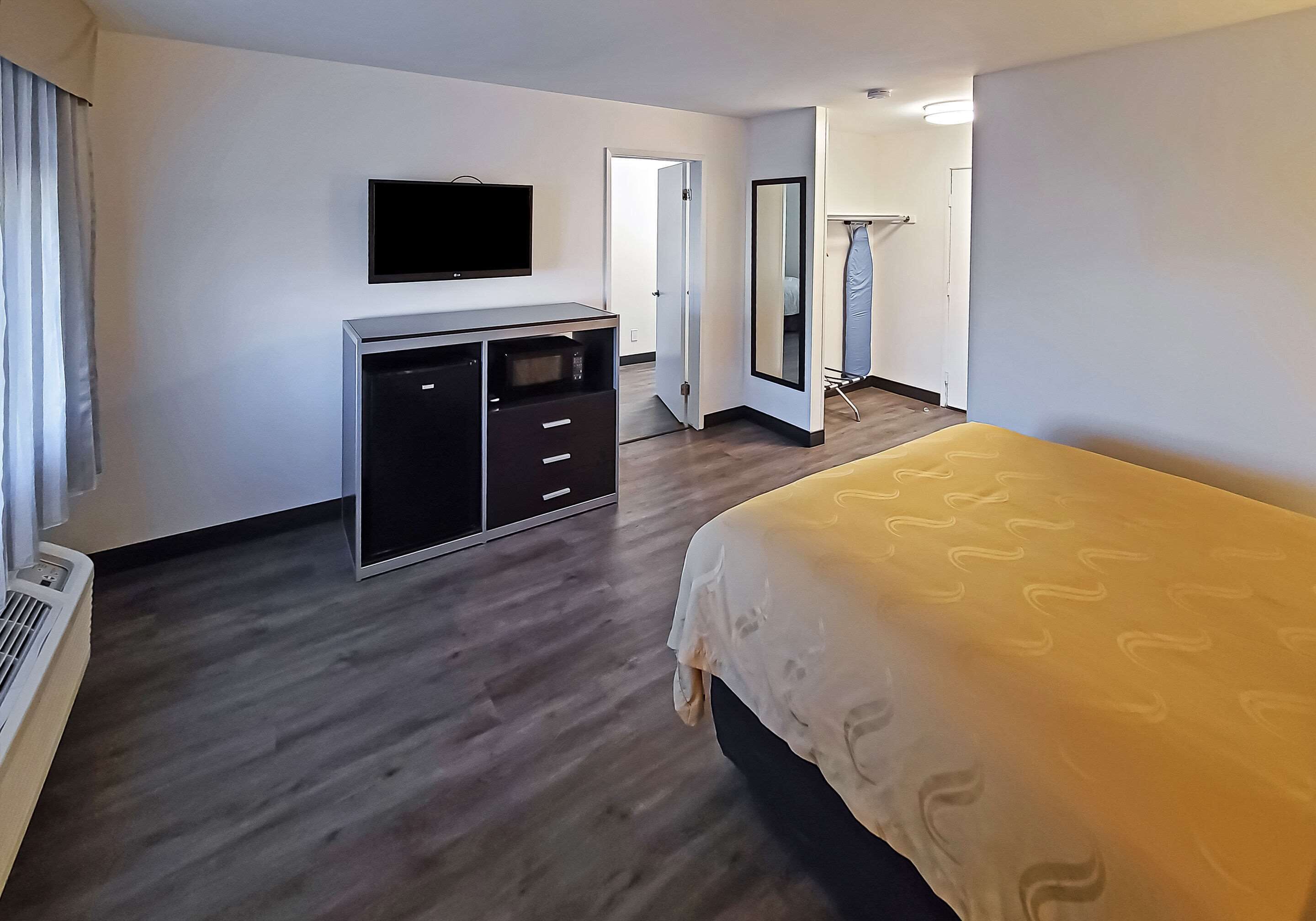 two bedroom suite, 2 queen beds, non smoking | pillow-top beds, desk, laptop workspace, blackout curtains