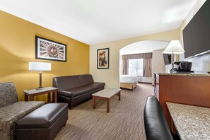 Suite, 1 King Bed, Accessible, Bathtub | Premium bedding, desk, blackout drapes, iron/ironing board - Best Western Executive Inn & Suites (Colorado Springs)