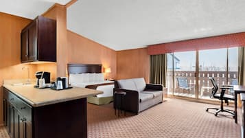 Standard Room, 1 King Bed, Non Smoking, Kitchenette (Larger Room;with Sofabed) | Desk, iron/ironing board, free cribs/infant beds, rollaway beds