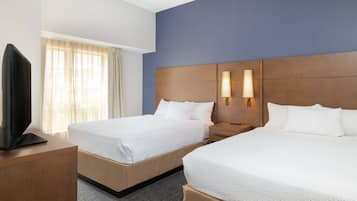 Suite, 2 Bedrooms | Desk, laptop workspace, iron/ironing board, free WiFi