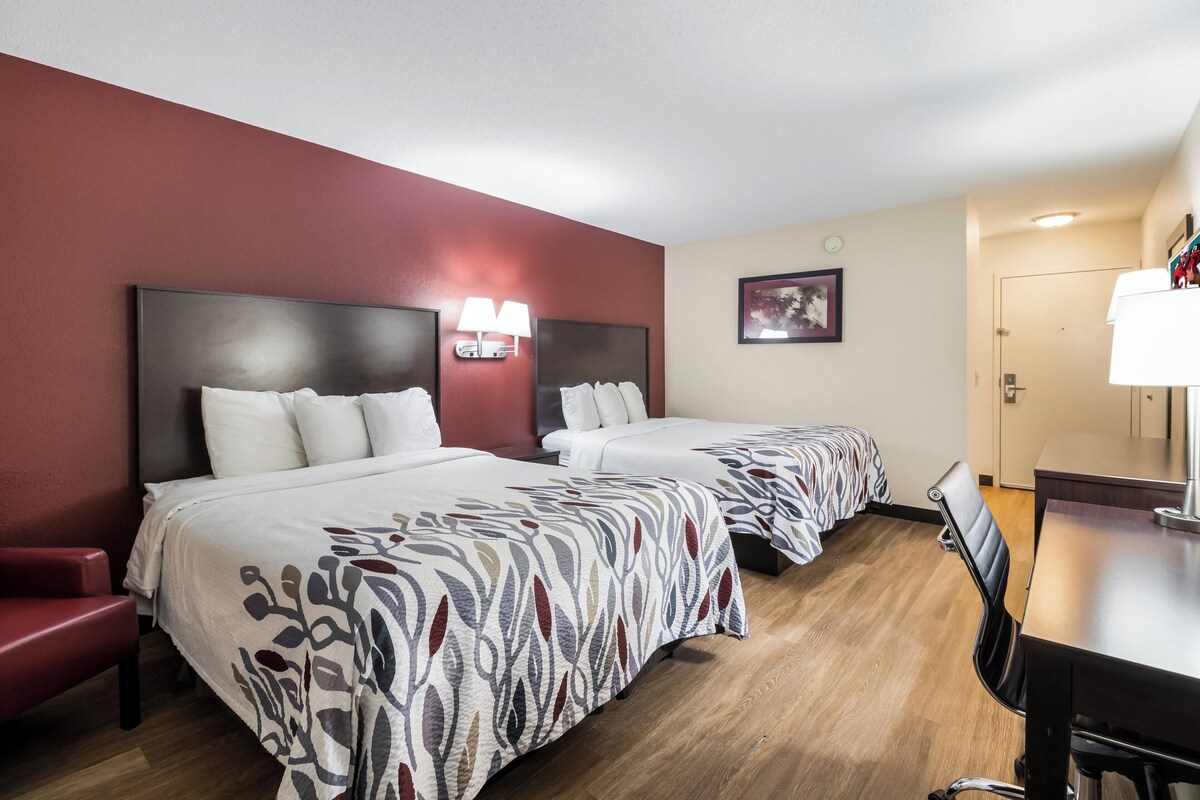 Rom – deluxe, 2 queensize-senger, ikke-røyk | Strykejern/-brett, wi-fi (inkludert) og sengetøy