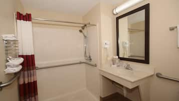 Free toiletries, hair dryer, towels, soap