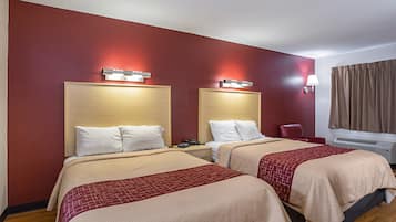 Desk, blackout curtains, iron/ironing board, free WiFi