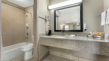 Free toiletries, hair dryer, towels