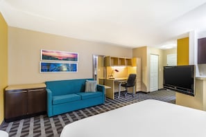 In-room safe, desk, iron/ironing board, free cribs/infant beds