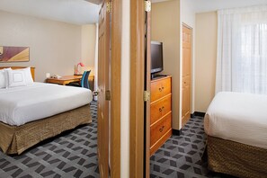 1 bedroom, desk, soundproofing, iron/ironing board