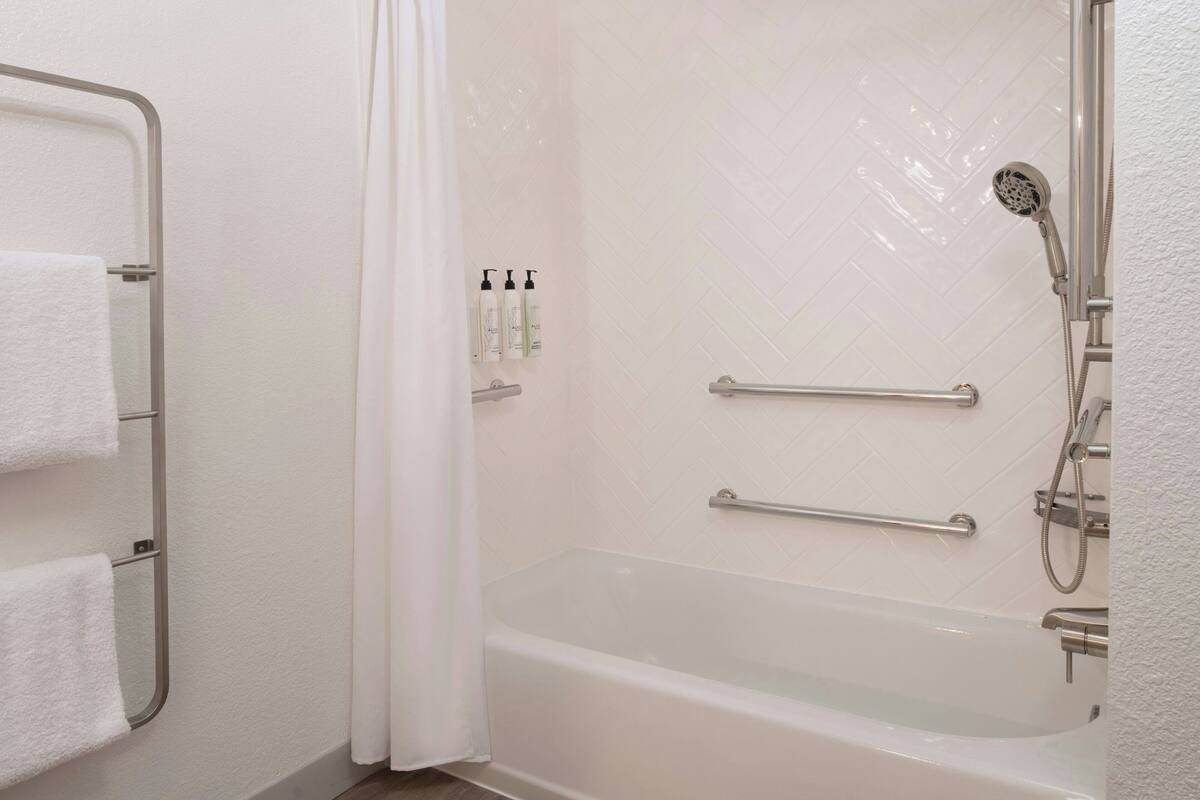 In-room safe, desk, iron/ironing board, free cribs/infant beds