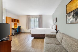 Schreibtisch, laptopgeeigneter Arbeitsplatz, Bügeleisen/Bügelbrett