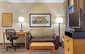 Desk, iron/ironing board, free WiFi, bed sheets
