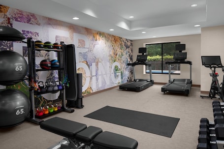 Fitness facility. Springhill Suites By Marriott Pinehurst Southern Pines