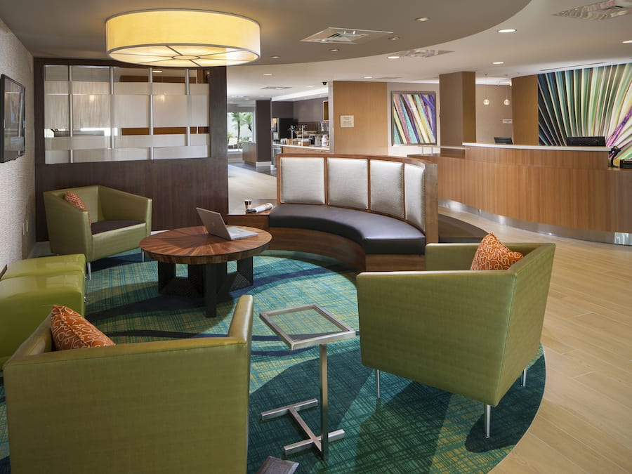 Sala de estar en el lobby