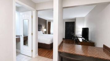 Room, 1 King Bed, Smoking (Efficiency) | In-room safe, desk, iron/ironing board, free cribs/infant beds