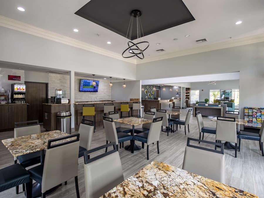 Free daily on-the-go breakfast